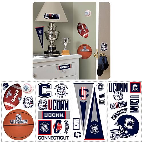 University Of Connecticut Peel and Stick Wall Applique
