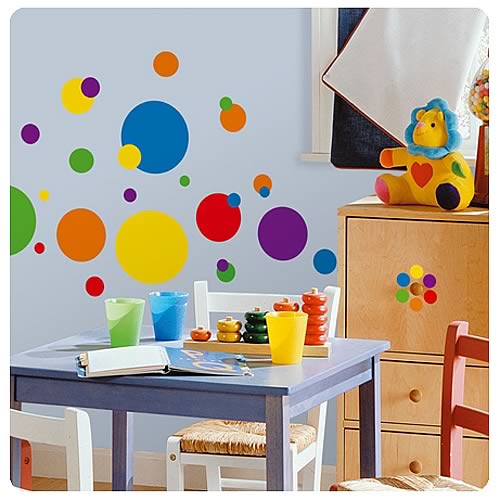 Just Dots Primary Peel and Stick Wall Appliques