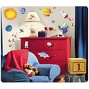 Outer Space Peel and Stick Wall Appliques