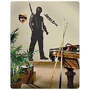 G.I. Joe Snake Eyes Peel and Stick Giant AppliquÃ©