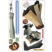 Star Wars Clone Wars Obi-Wan Giant Wall Applique