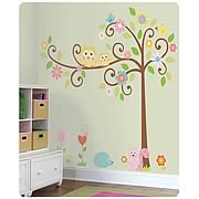 Scroll Tree Peel and Stick Megapack Wall Appliques