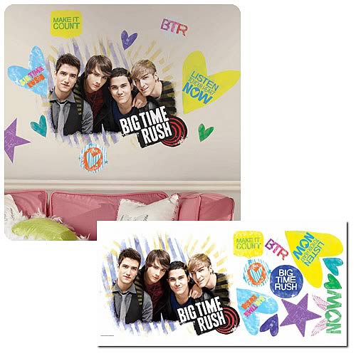 Big Time Rush Peel and Stick Giant Wall Decal