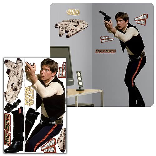 Star Wars Classic Han Solo Solo Peel & Stick Giant Applique