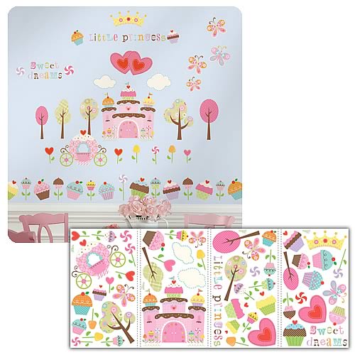 Happi Cupcake Land Peel and Stick Wall Decals