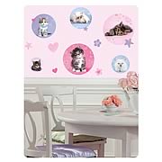 Kitty Cat Dots Peel and Stick Wall Decals