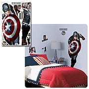 Captain America Movie Peel and Stick Giant Wall Decal