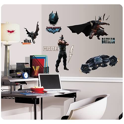 Batman Dark Knight Rises Peel and Stick Wall Decals