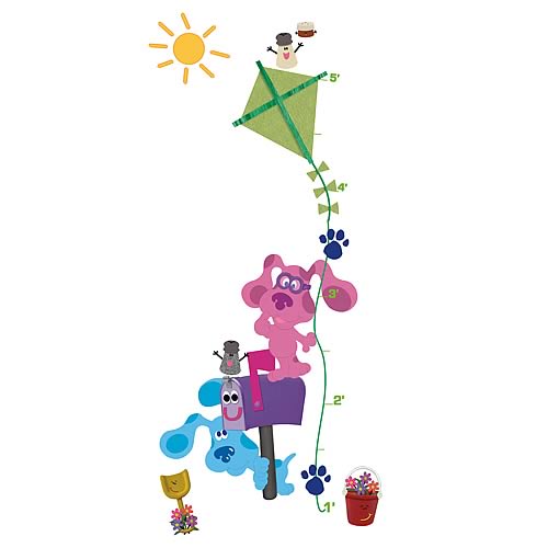 Blue's Clues Growth Chart Peel and Stick Wall Decal