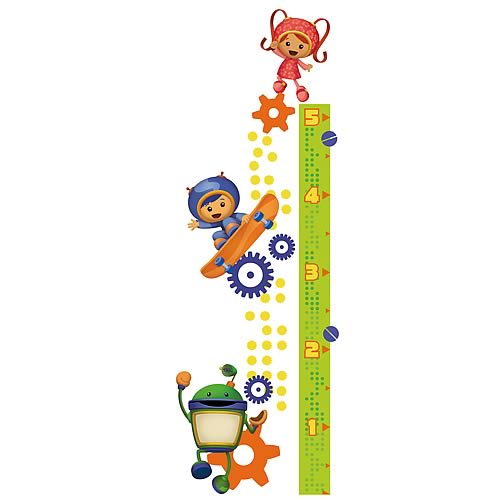 Team Umizoomi Growth Chart Peel and Stick Wall Decal