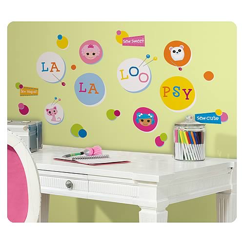 Lalaloopsy Polka Dots Peel and Stick Wall Decals