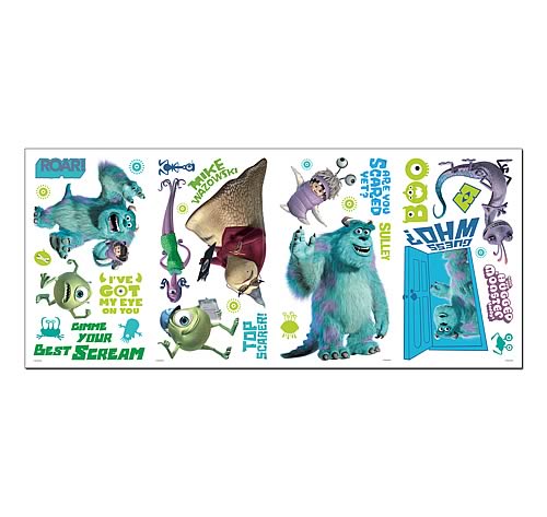 Monsters Inc. Peel and Stick Wall Decals