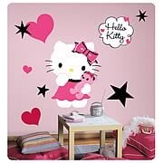 Hello Kitty Couture Peel and Stick Giant Wall Decal