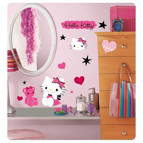Hello Kitty Couture Peel and Stick Wall Decals