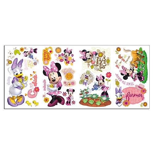 Minnie Mouse Barnyard Cuties Peel and Stick Wall Decals