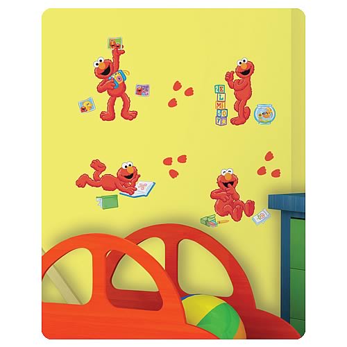 Sesame Street Elmo-Centric Peel and Stick Wall Decals