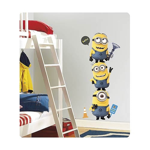 Despicable Me 2 Minions Peel and Stick Giant Wall Decals