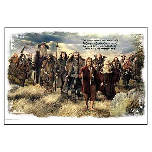 Hobbit An Unexpected Journey Mini-Mural Wall Decal