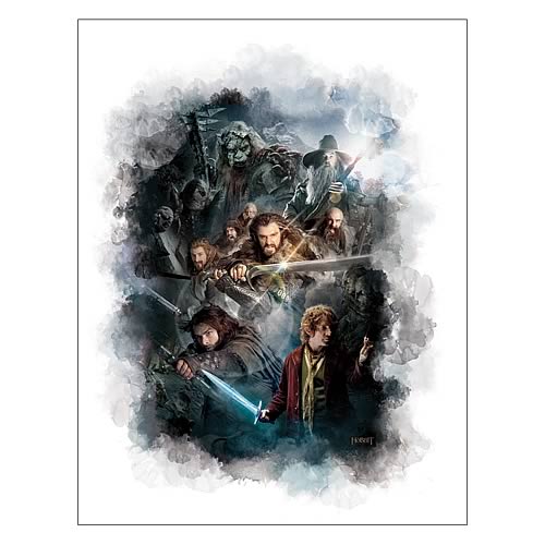 The Hobbit An Unexpected Journey Cast Ensemble Wall Graphix