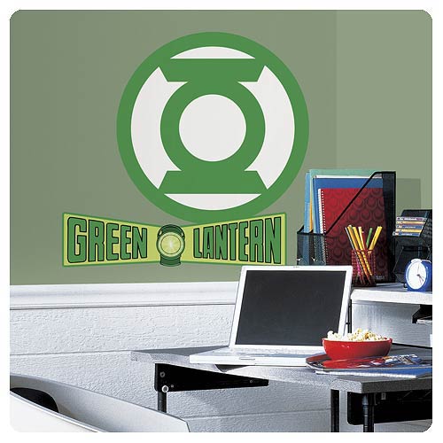 Green Lantern Classic Logo Peel and Stick Giant Wall Decals