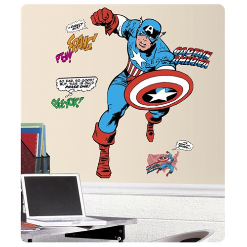 Captain America Classic Comic Giant Wall Decals