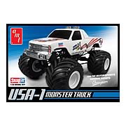 USA-1 4X4 Monster Truck with Decals Snap Model Kit