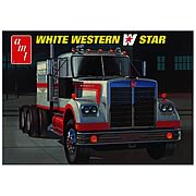 White Western Star Semi Truck Model Kit