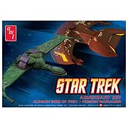 Star Trek Bird of Prey and Marauder Adversary Set Model Kit