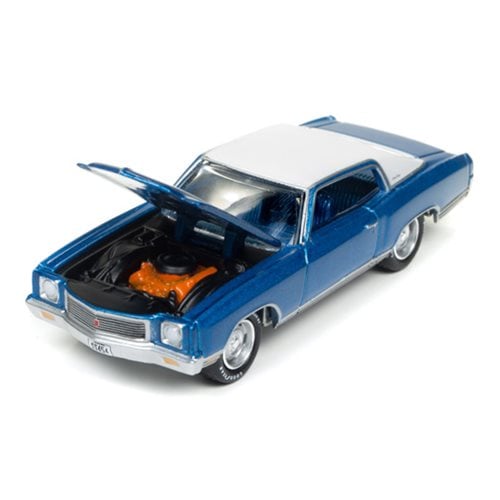1971 Chevrolet Monte Carlo Blue 1:64 Scale Die-Cast Vehicle