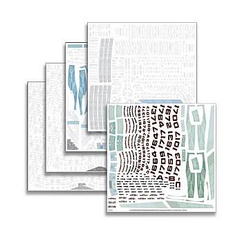 Star Trek USS Enterprise 1701-A 1:350 Scale Decal Set