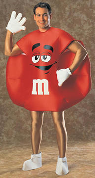 M&M Red Deluxe Costume