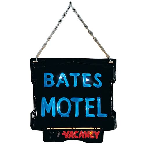 Psycho Bates Motel Lightup Sign