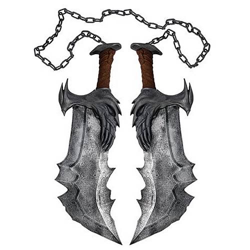 God of War Kratos Blades of Chaos Swords