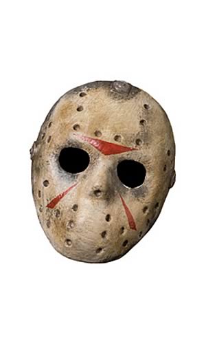 Jason Voorhees Adult Costume Hockey Mask