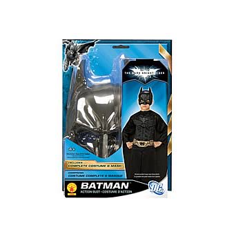Batman Dark Knight Rises Child Medium Action Suit, Not Mint