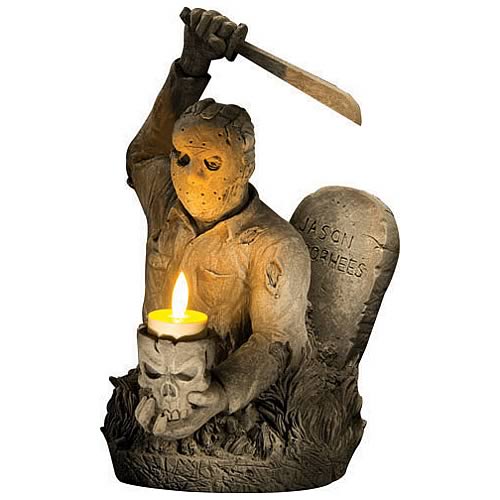 Friday the 13th Jason Voorhees Tombstone Candle Holder