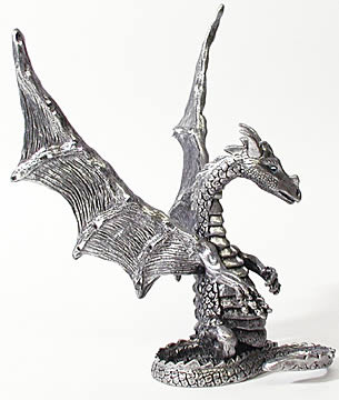 Pewter Proud Parent Dragon