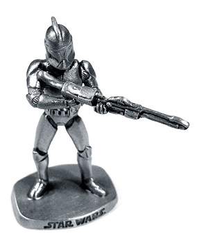 Star Wars Pewter Clone Trooper Figurine
