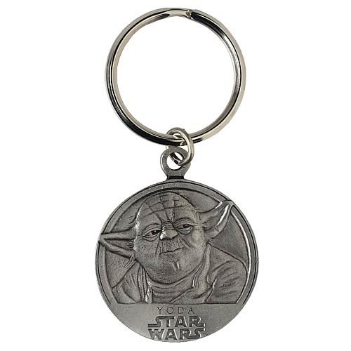 Star Wars Yoda Pewter Keychain