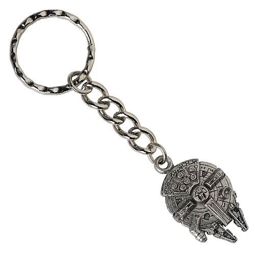 Star Wars Millennium Falcon Pewter Keychain