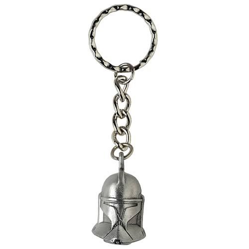 Star Wars Clone Trooper Helmet Pewter Keychain