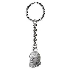 Star Wars 3D Chewbacca Head Pewter Keychain