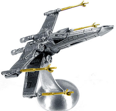 Star Wars X Wing Fighter Pewter Figurine