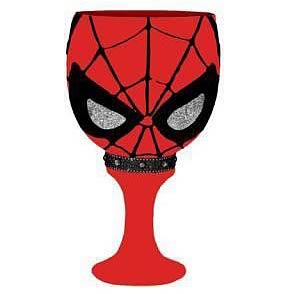 Spider-Man Glass Goblet Drinking Cup