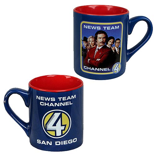 Anchorman San Diego Channel 4 News Team 14 oz. Mug