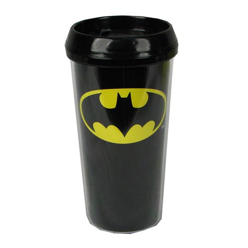 Batman Logo Black Travel Mug