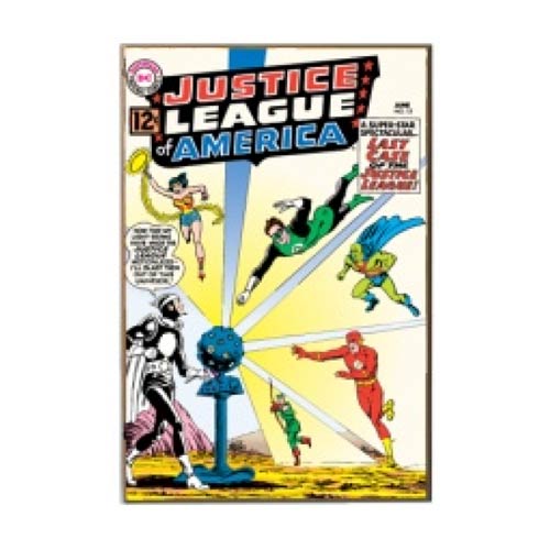 Justice League Last Case Wood Wall Sign