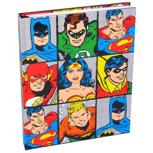 DC Heroes Grid Hardcover Journal