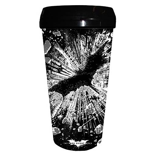 Batman Dark Knight Rises Poster Plastic Travel Mug