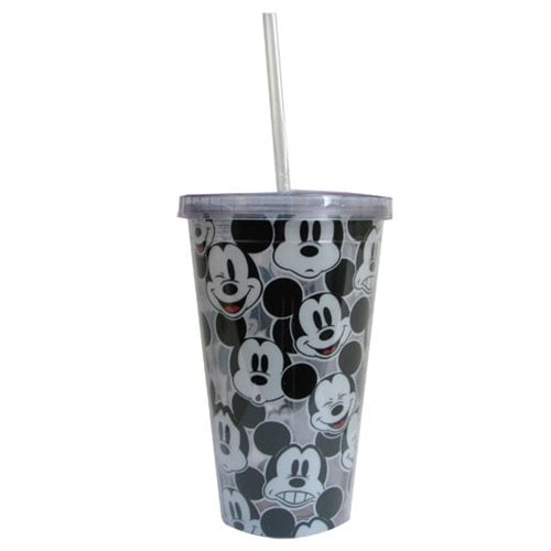 Mickey Mouse Faces 16 oz. Plastic Travel Cup